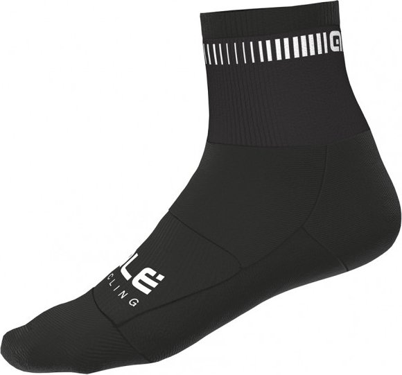 Alé - Logo Q-Skin Socks - Radsocken Gr 36-39 - S schwarz