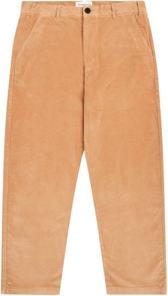 KnowledgeCotton Apparel - Flint Wide 14 Wales Corduroy Chino - Freizeithose Gr 33 - Length: 32'' beige