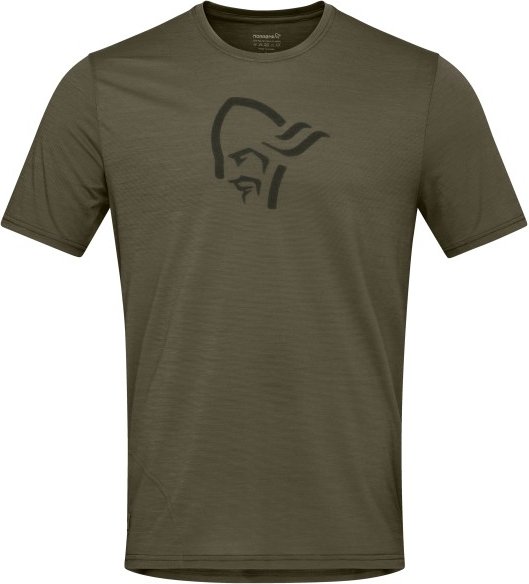 Norrøna - Femund Equaliser Merino T- Shirt - Merinoshirt Gr M grün