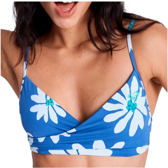 Thumbnail - Roxy - Women's PT Essentials Wrap Bra - Bikini-Top Gr XS bunt