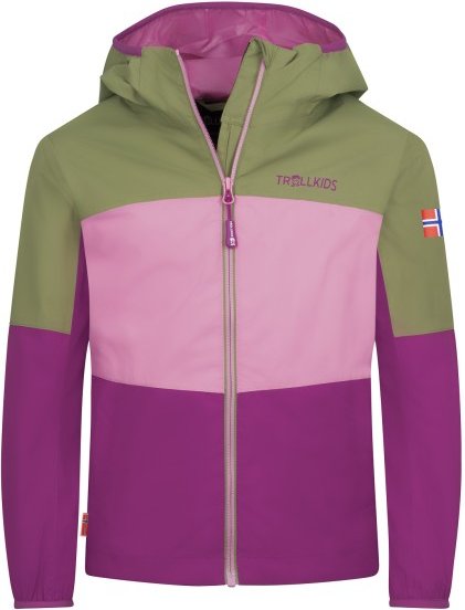 Trollkids - Kid's Bjordal Jacket - Regenjacke Gr 98 lila