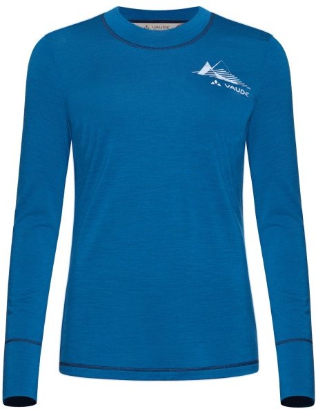 Vaude - Women's Monviso Wool L/S T-Shirt II - Merinounterwäsche Gr 36 blau