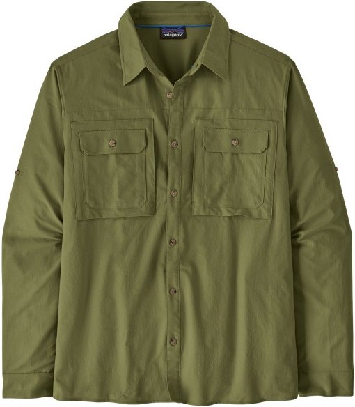Patagonia - L/S Self Guided Sun Shirt - Hemd Gr M oliv