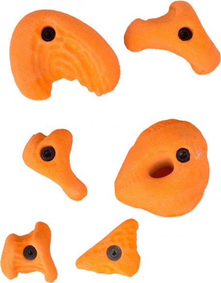 Metolius - Super 7 Set Naturals - Klettergriffe Gr 7 Holds orange