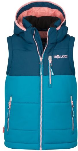 Thumbnail - Trollkids - Kid's Narvik Vest XT - Kunstfaserweste Gr 140 blau