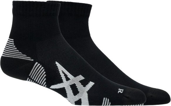 Asics - Cushioned Run Quarter Sock - Laufsocken Gr 35-38 schwarz