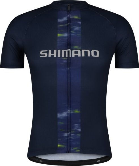 Thumbnail - Shimano - Logo Short Sleeves Jersey - Radtrikot Gr M blau