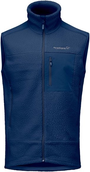 Norrøna - Trollveggen Warm3 Vest - Fleeceweste Gr XL blau