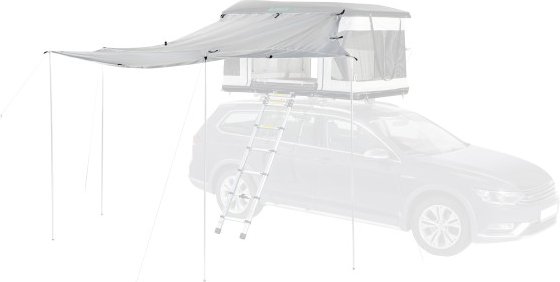 Thumbnail - GROENBERG - Skygge Piping 200 - Tarp Gr 300 x 290 cm weiß