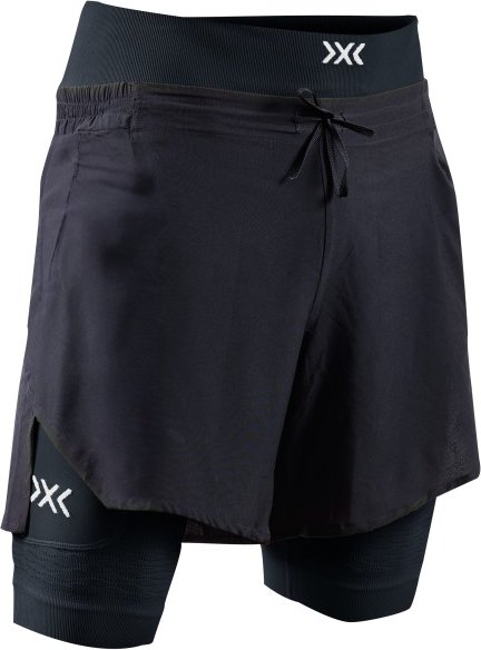 X-Bionic - Effektor 2in1 Shorts - Laufshorts Gr XXL schwarz/blau