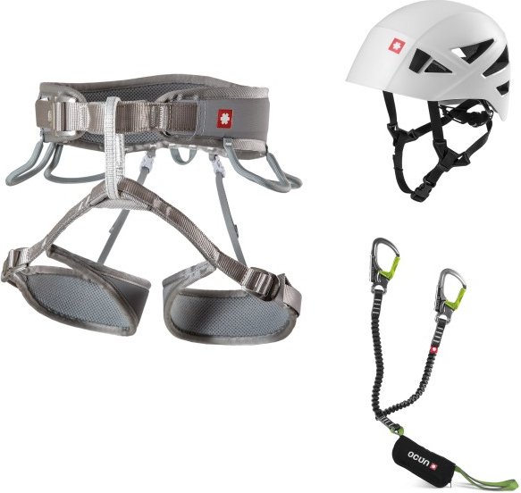 Ocun - Via Ferrata Twist Shard Set - Kletterset Gr XS-M grau/grün