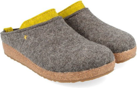 Haflinger - Grizzly Speed - Hausschuhe Gr 37 grau