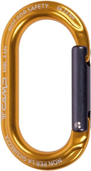 C.A.M.P. - Ekto - Materialkarabiner braun