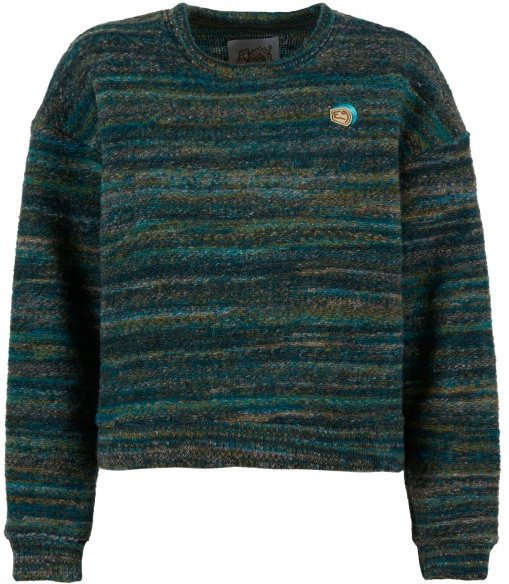 Thumbnail - E9 - Women's Mei - Wollpullover Gr XL blau