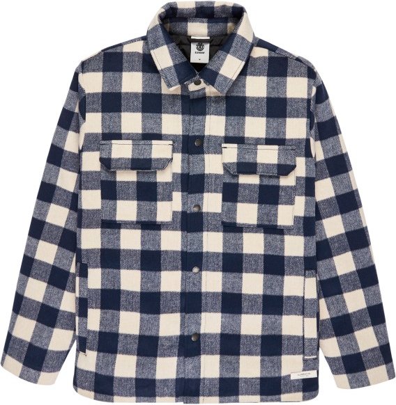 Element - Lodge Check - Freizeitjacke Gr XL grau
