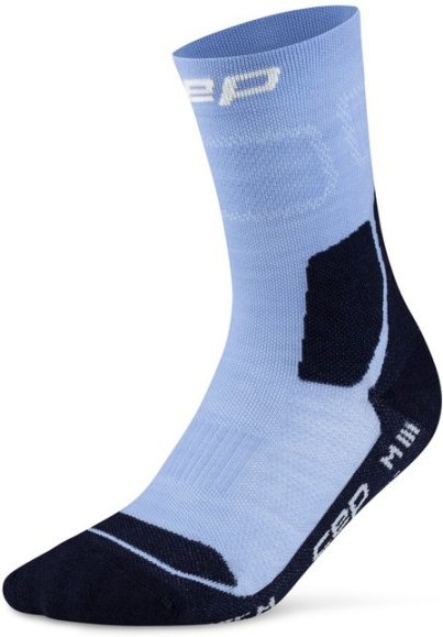 CEP - Women's Hiking Light Cushion Socks Mid Cut - Wandersocken Gr II blau