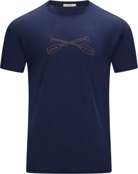 Aclima - Lightwool 140 Tee Oars - Merinoshirt Gr L blau