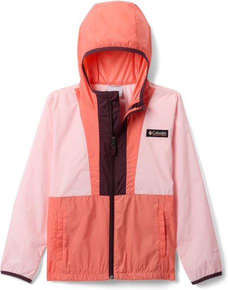 Columbia - Kid's Back Bowl II Hooded Windbreaker - Windjacke Gr XL rot/rosa