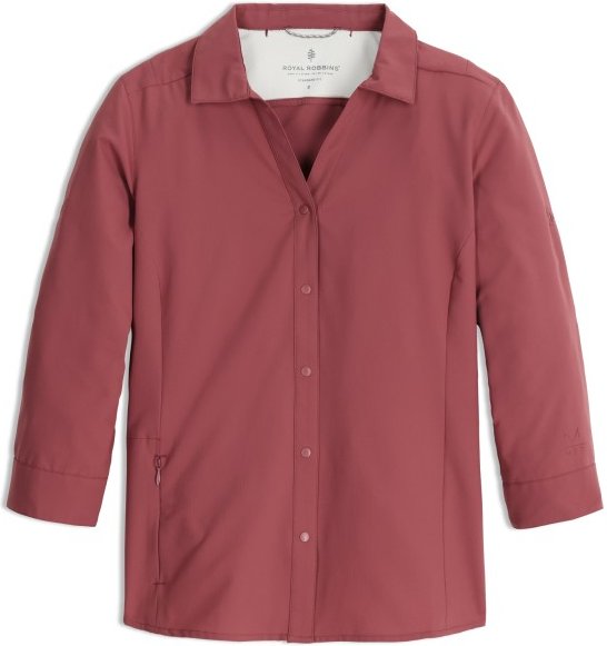 Royal Robbins - Women's Expedition Pro 3/4 Sleeve - Bluse Gr S rot