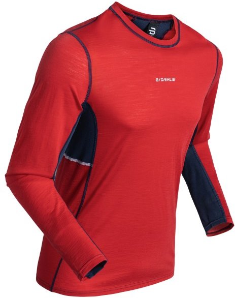 Thumbnail - Daehlie - Performance Wool Long Sleeve - Merinounterwäsche Gr L rot