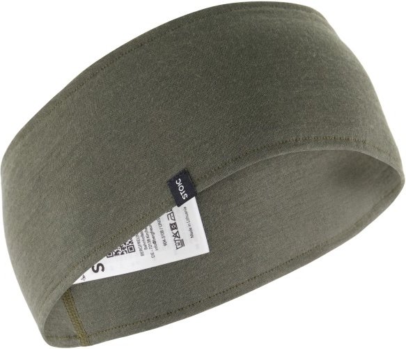 Stoic - Merino180 BengtSt. Headband double - Stirnband Gr One Size oliv