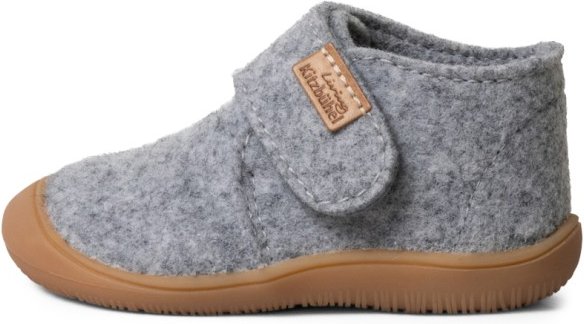 Living Kitzbühel - Kid's Flinki Filz Lauflernklettschuh - Hausschuhe Gr 23 grau