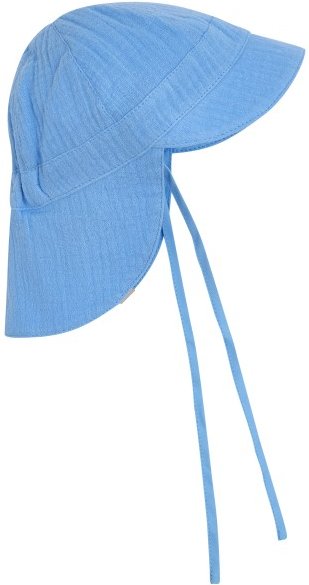 Huttelihut - Kid's Summer Hat Muslin - Hut Gr 44 cm - 3-6 Months blau