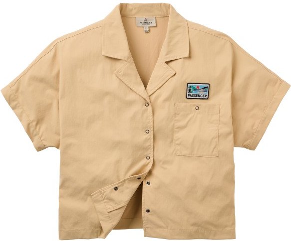 Passenger - Women's Arden Ripstop S/S Shirt - Bluse Gr XXL beige