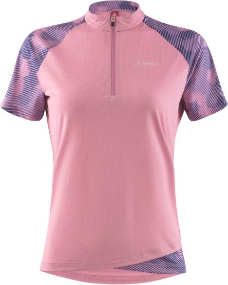 Löffler - Women's Bike Shirt Half-Zip Maja Rise - Radtrikot Gr 48 rosa