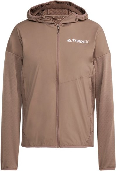 adidas Terrex - Women's XPR Wind Hybrid Fleece - Kunstfaserjacke Gr L braun