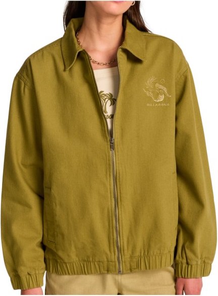Thumbnail - Billabong - Women's Chill Time Jacket - Freizeitjacke Gr M oliv