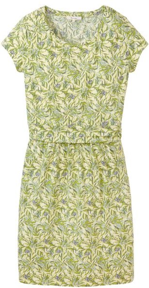 Tranquillo - Women's Tailliertes Minikleid aus Jersey - Kleid Gr L bunt