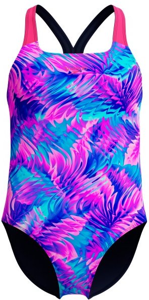 Speedo - Kid's Digital Allover Powerback - Badeanzug Gr 128 lila