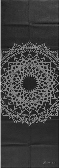 GAIAM - Foldable Performance Yoga Mat 2 mm - Yogamatte Gr 61 x 173 x 0,2 cm schwarz/grau