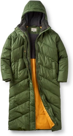 Passenger - Women's Tasman Recycled 2.0 Long Insulated Jacket - Mantel Gr XS oliv