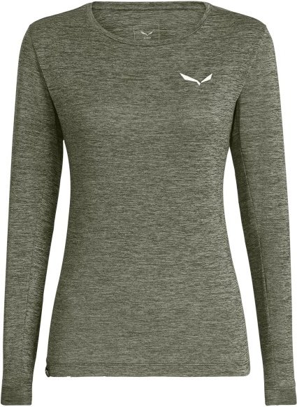 Salewa - Women's Puez Melange Dry L/S Tee - Funktionsshirt Gr 34 oliv
