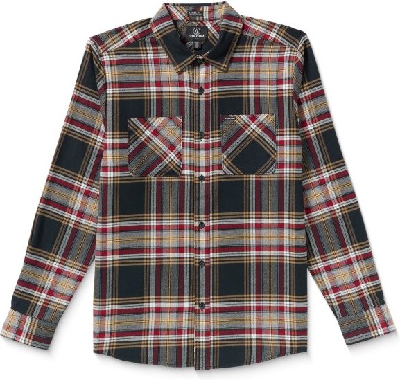 Volcom - Netastone Flannel L/S - Hemd Gr L braun