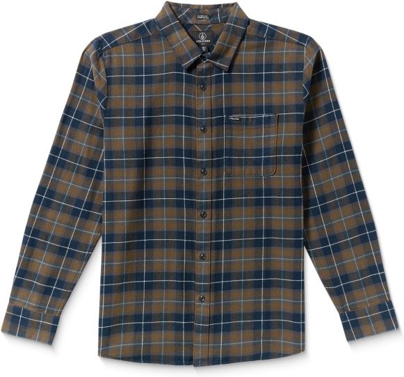 Volcom - Caden Plaid L/S - Hemd Gr XL grau