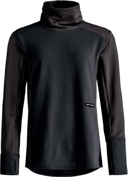 Thumbnail - Ortovox - Women's Fleece Cord Longsleeve - Fleecepullover Gr M schwarz