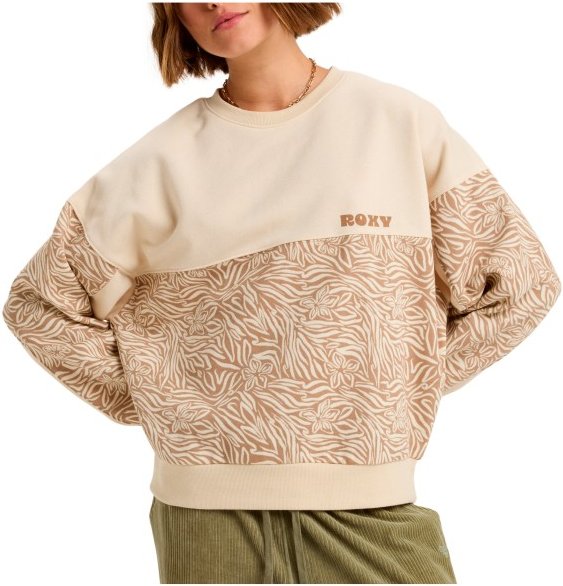 Thumbnail - Roxy - Women's Gone Wild Block - Pullover Gr M beige