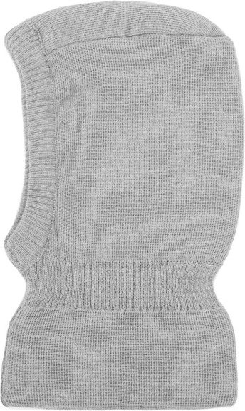 maximo - Mini-Schlupfmütze einfarbig - Sturmhaube Gr 47-49 cm grau