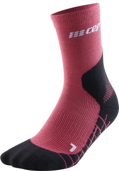 Thumbnail - CEP - Women's Cep Light Merino Socks Hiking Mid Cut V3 - Wandersocken Gr III rot