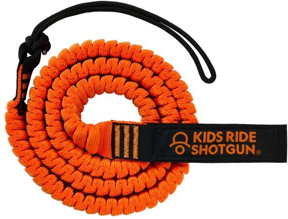 Kids Ride Shotgun - MTB Tow Rope - Fahrradabschleppseil Gr 1,7 - 3,3 m orange