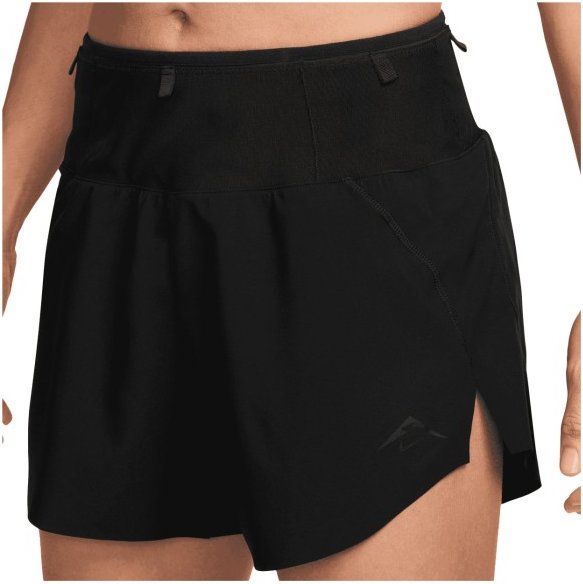 Nike - Women's Trail Dri-Fit Mid-Rise 4 Running Shorts - Laufshorts Gr XL schwarz