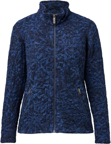 Ivanhoe of Sweden - Women's Tuva Jaquard - Wolljacke Gr 42 blau