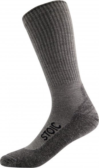 Thumbnail - Stoic - Merino Wool Silk Hiking Socks - Wandersocken Gr 39-41 grau