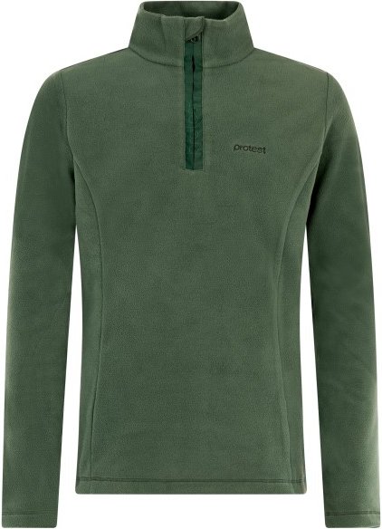 Protest - Kid's Remutey 1/4 Zip Active Top - Fleecepullover Gr 140 oliv