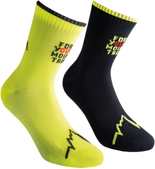 La Sportiva - For Your Mountain Socks - Laufsocken Gr 35-37 bunt