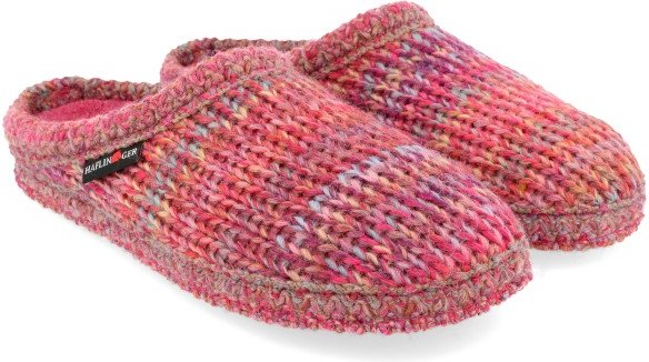 Haflinger - Walktoffel Tricoté - Hausschuhe Gr 38 rosa