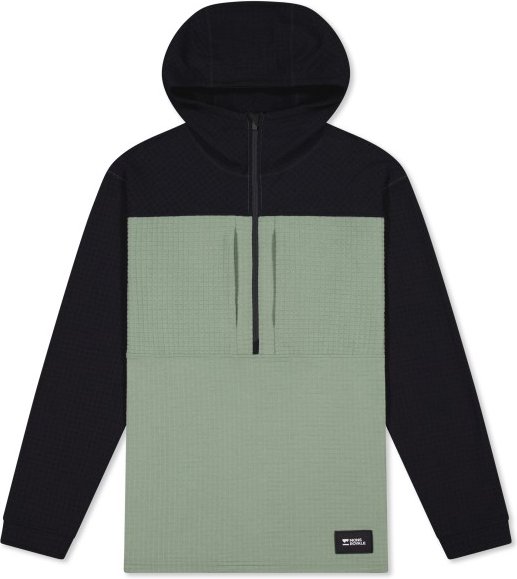 Mons Royale - Offgrid Merino Fleece 1/2 Zip L/S - Merinojacke Gr M schwarz